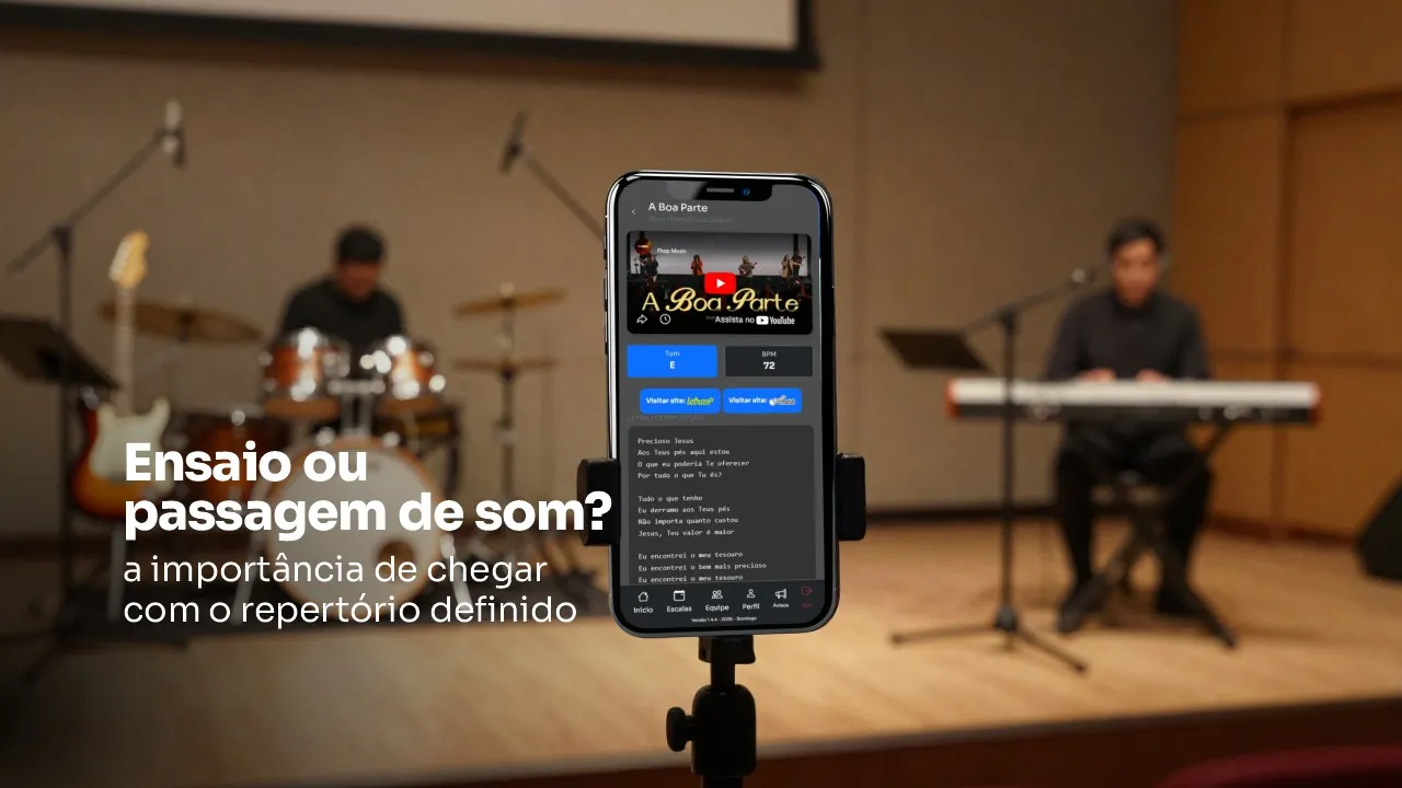 Ensaio ou Passagem de Som?